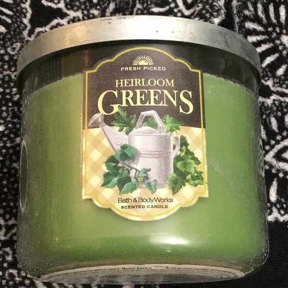 Bath & Body Works Other - Rare Bath and body works fresh picked heirloom greens candle